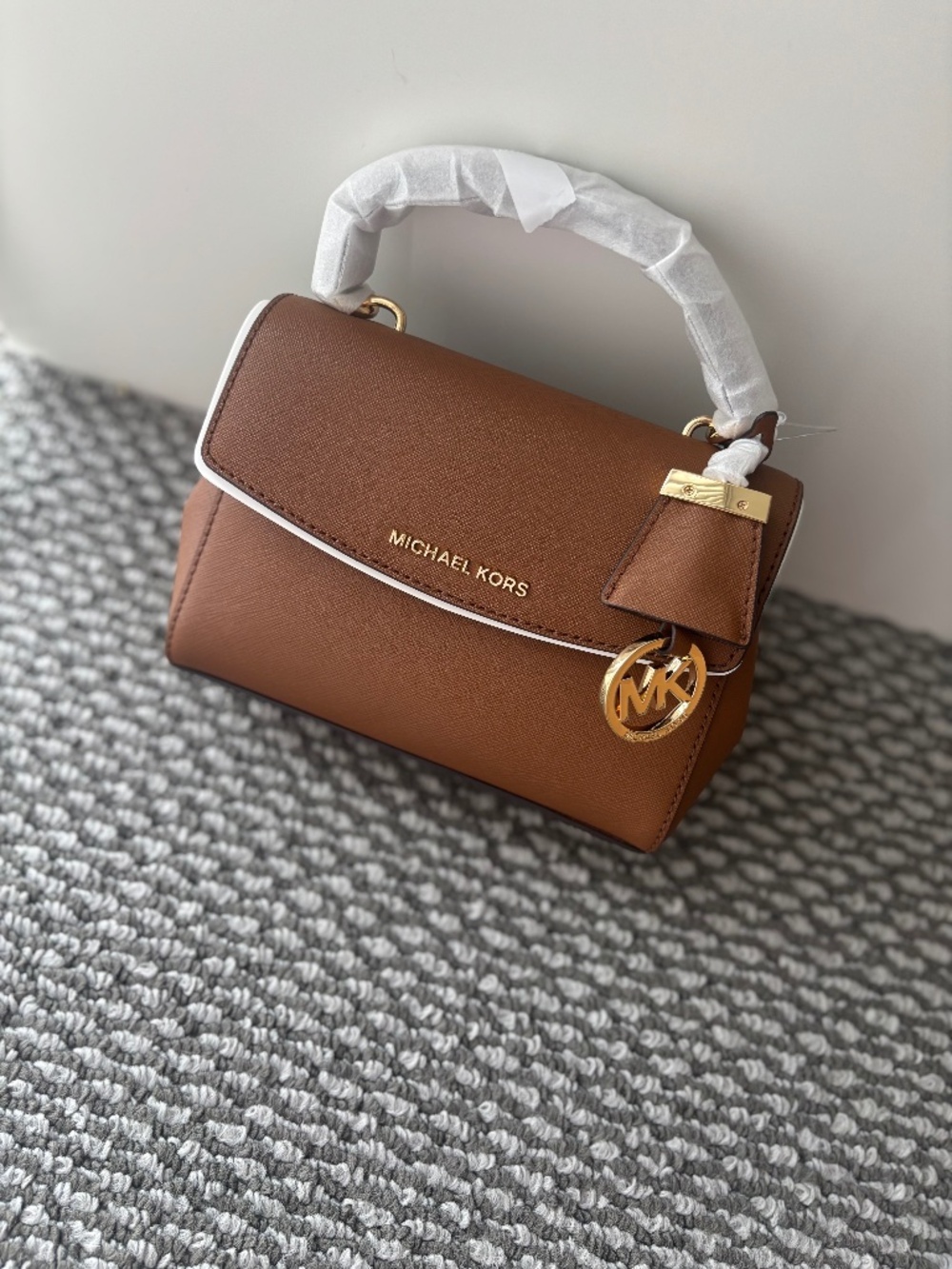 Michael Kors Ava Extra Small Crossbody Bag in Luggage